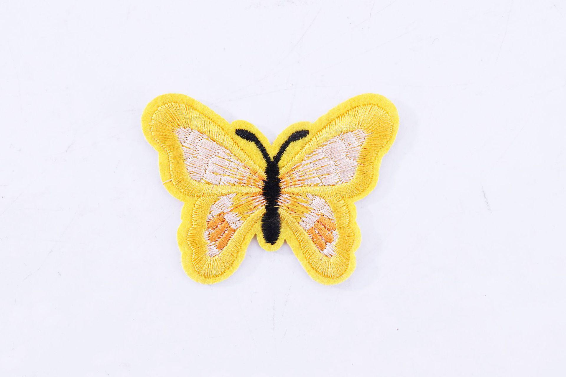 Embroidery Cloth Sticker Cartoon Embroidery Patch Sticker One Size жёлтый