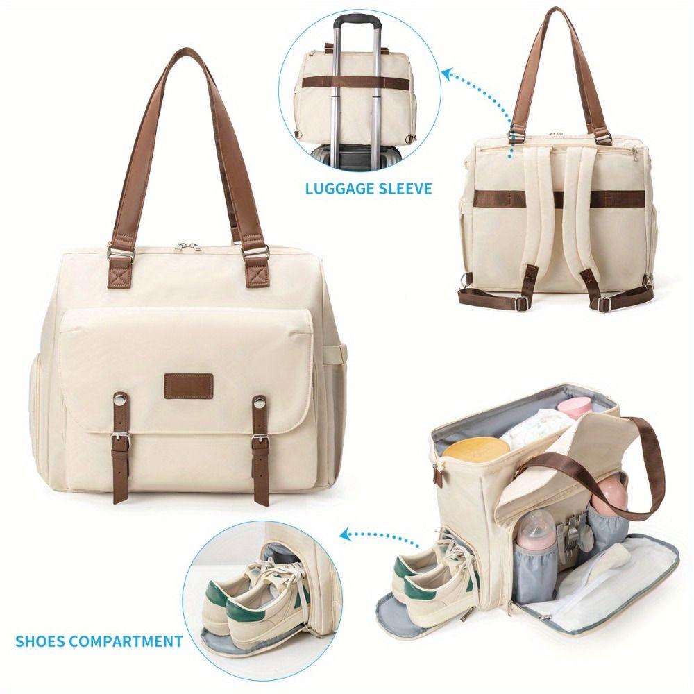 Multifunctional Mommy Bag Large Capacity Maternity Bag New Mother and Baby Bag