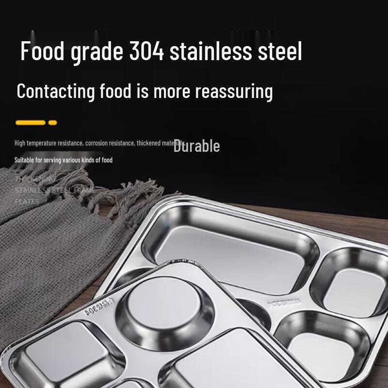PYTHONIC 304 Stainless Steel Dining Plate