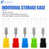 1pc Round Top Cylinder Nail Drill Bit Nail Milling Cutters Stainless Steel Nail Bits for Acrylic Gel Removal Nail Shaping Manicure E File Salon Tool