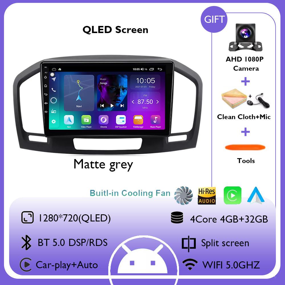 

9-дюймовый автомобильный радиоприемник для Buick Regal Opel Insignia 2009 - 2013 стерео мультимедийный видеоплеер беспроводной CarPlay Android Auto 4G+WiFi