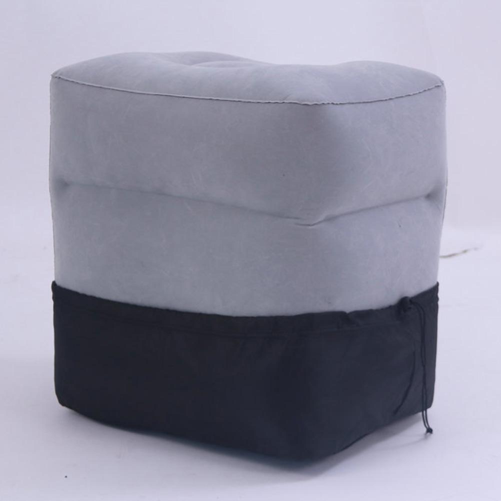 Inflatable Foot Rest Pillow Travel Foot Rest Kids Travel Pillow for Car Train Home Office