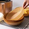 Air Fryer Papper Engångs Kök Bakning Airfryer Mat Non-stick Airfryer Bakpapper Runda Fyrkantiga Air-Fryer Pappersinsatser