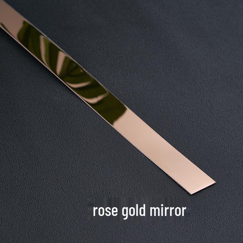 Self-Adhesive Stainless Steel Skirting & Decorative Wall/Ceiling Strip