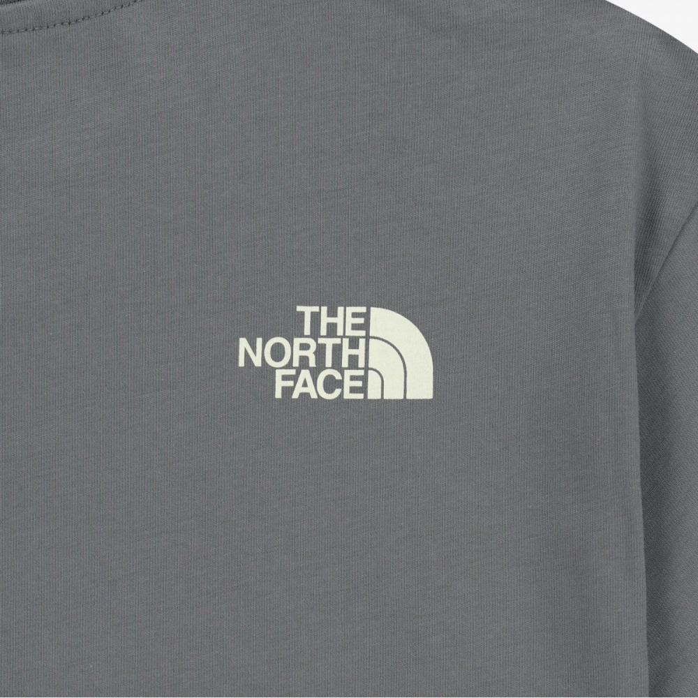 The North Face White Label Cotton Short Sleeve Round Tee Gray Nt7us00l