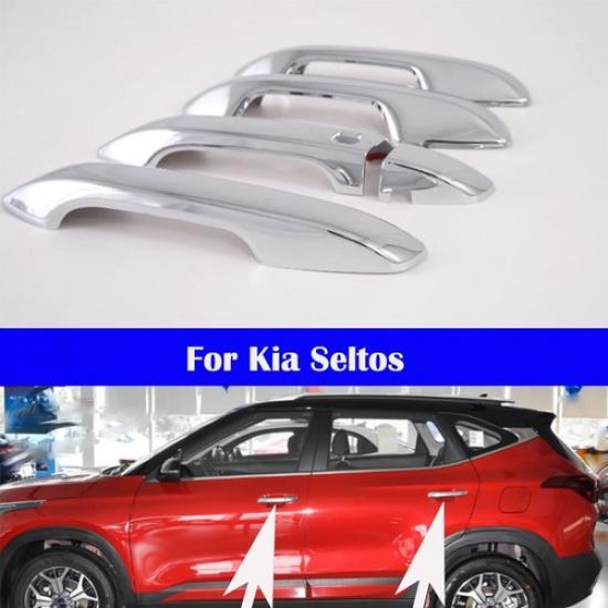 4. Car door handle decorative cover For Kia Seltos -2025