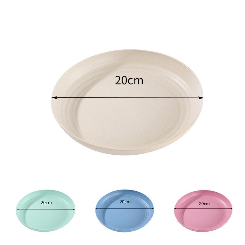 Nordischer Teller aus Weizenstroh: Vielseitig einsetzbar für Obst, Gemüse, Knödel und Salate. Perfekt für den Heim- und Hotelgebrauch. Langlebig und umweltfreundlich.