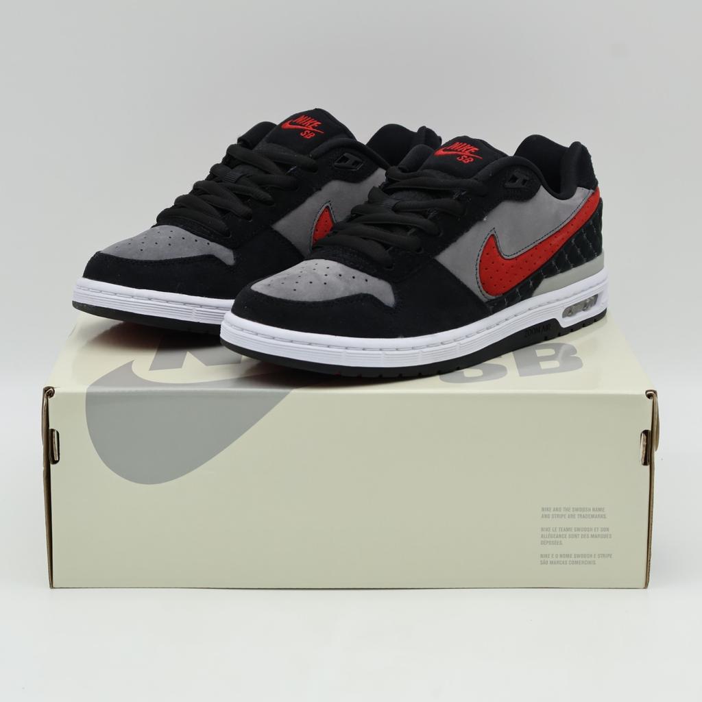 IM7147-001 Nike SB Paul Rodriguez Low Bred Black and Flint Grey (Men's)