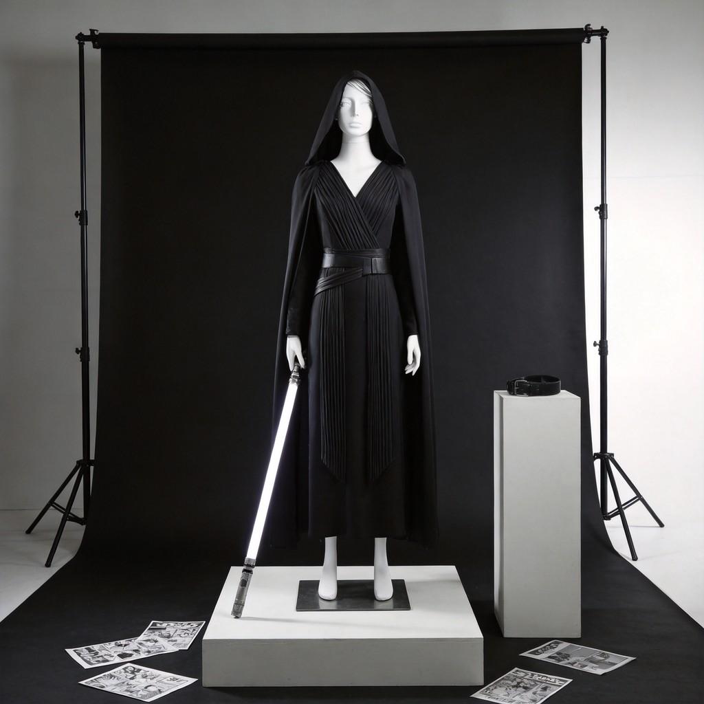Star Wars 9 Dark Rey Cosplay Costume Set With Polyester Spandex For Anime Role Play