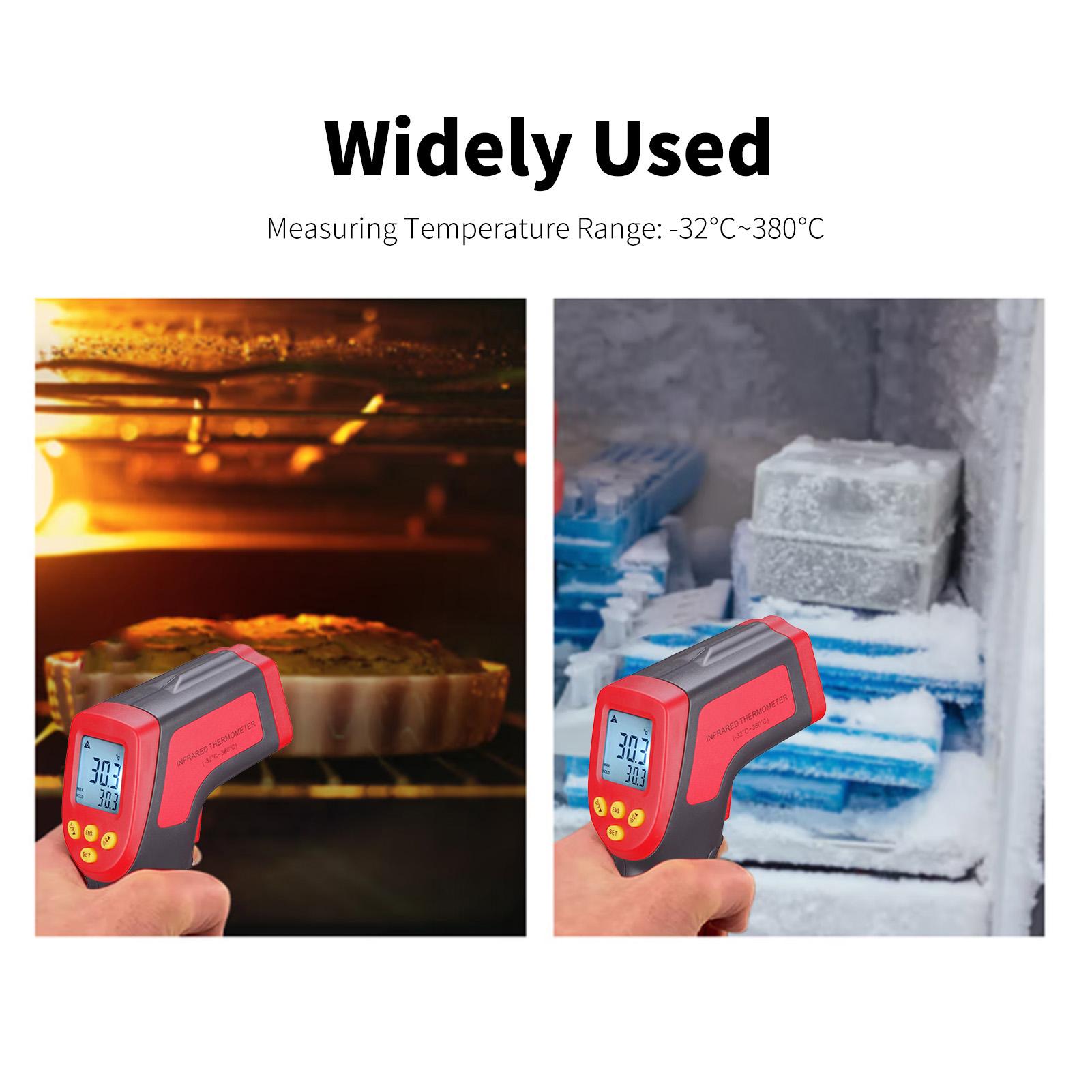

Infrared Temperature Msuring Digital Display Industrial meter No Touch meter with Backlit Display / Stopień Fahrenheita abl