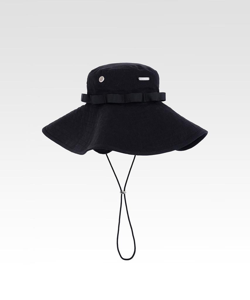 Aepeuteopeulei Wide Safari Bucket Hat Black