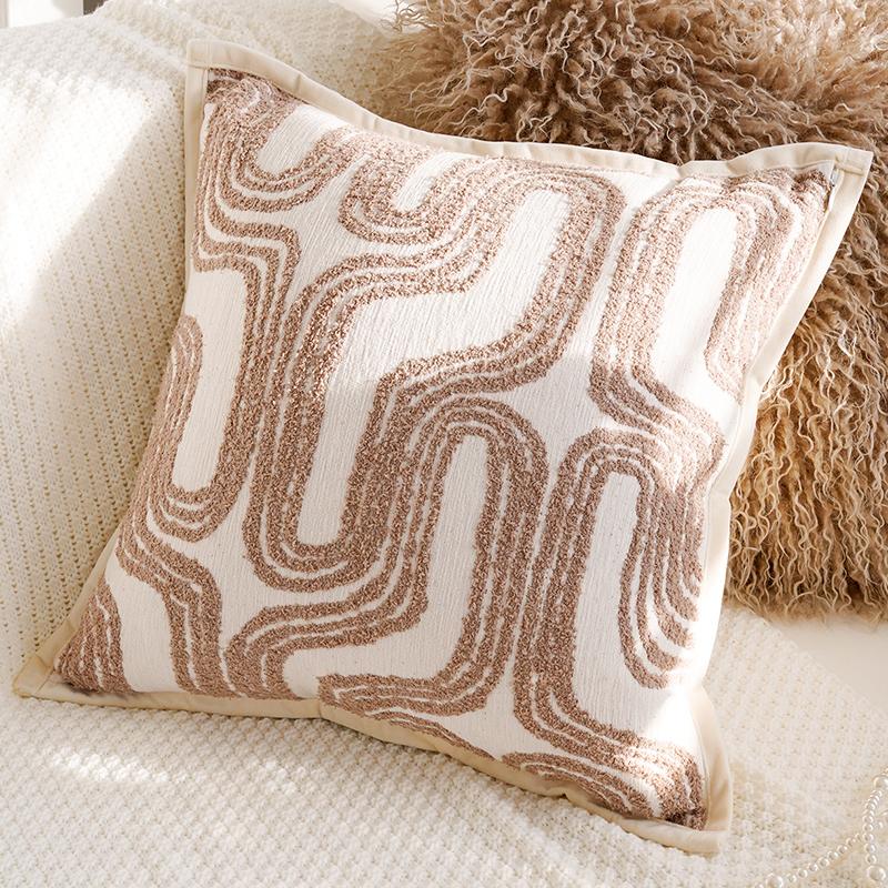 Pillow Covers for Sofa Bedroom Living Room Home Decor, Modern Neutral Decorative & Throw Pillows, Soft Cushion Cover Set