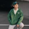 Li Ning Lettered Cardigan Hooded Long Sleeve Sports Jacket Unisex Jacket Fog-Pine-Green AWDU857-2