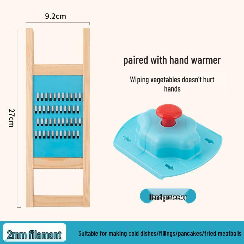 Sicherer Handgemüsehacker & -schneider für Rettiche, Gurken, Kohl und Kartoffeln