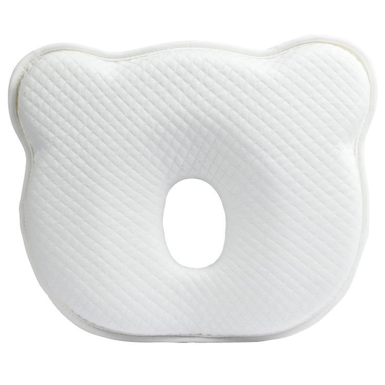 Memory Foam Baby Pillow: Anti-Flat Head Design for 0-1 Year Olds