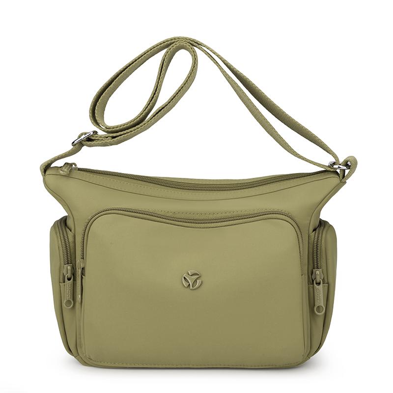 Commuter Shoulder Bag Women's Large Capacity Multi-layer Solid Color Crossbody Bag Middle-aged Mother Bag