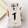 For Tecno Camon 16 16Pro CE7 CE7j CE9h Cover For Tecno Camon 16 Pro Case Simple Fashion Letters Pattern Design Silicone Bumper