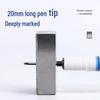 20mm Deep Hole Long Head Waterproof Oil-Based Pen for Woodworking, Tile, Hardware - Quick-Drying Scratch Marker