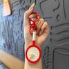 Cartoon Badminton Keyring 3D Bag Pendant Cute Badminton Racket Keychain  Couple's Gift