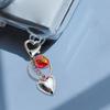 Strawberry/Tomato Heart Key Pendant Stylish Keyring Backpacks and Purses Charm Accessory Fashionable Keychain Ornament