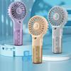 Misting Handheld Fan with 4 Speeds Settings Portable Mist Spray Summer Cooling Fan USB Rechargeable Travel Outdoor Personal Fan