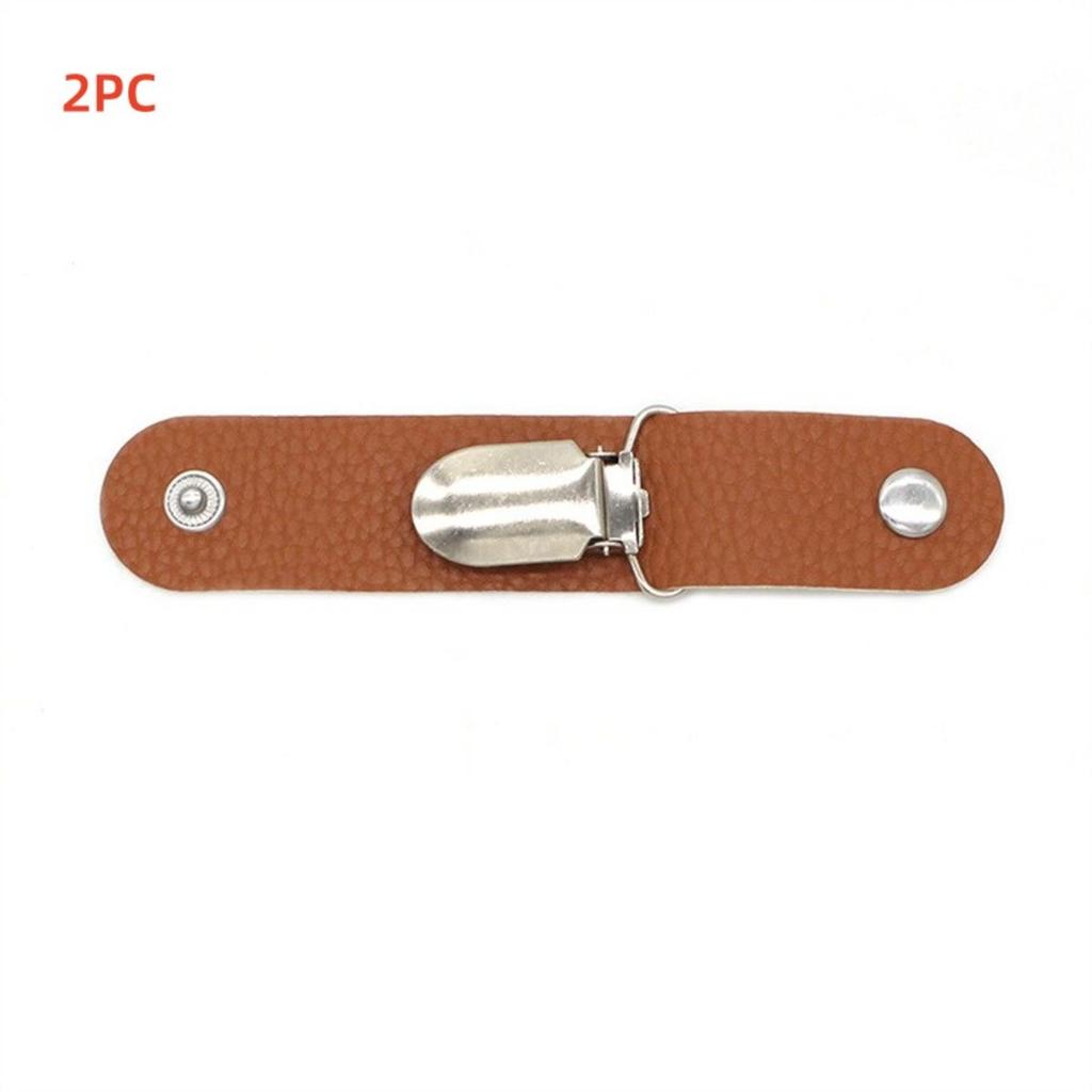 Travel Leather Hat Clamp Outdoor Backpack Luggage Storage Bag Multifunctional Straw Cap Clip Hat Accessories