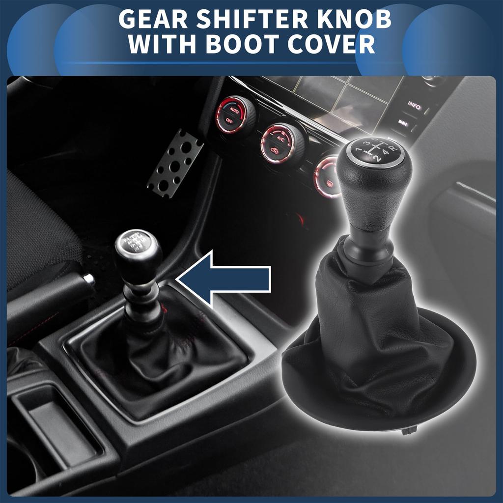 INFINAUTO Kompatibilní s 5stupňovou manuální řadicí pákou Peugeot a protiprachovou manžetou