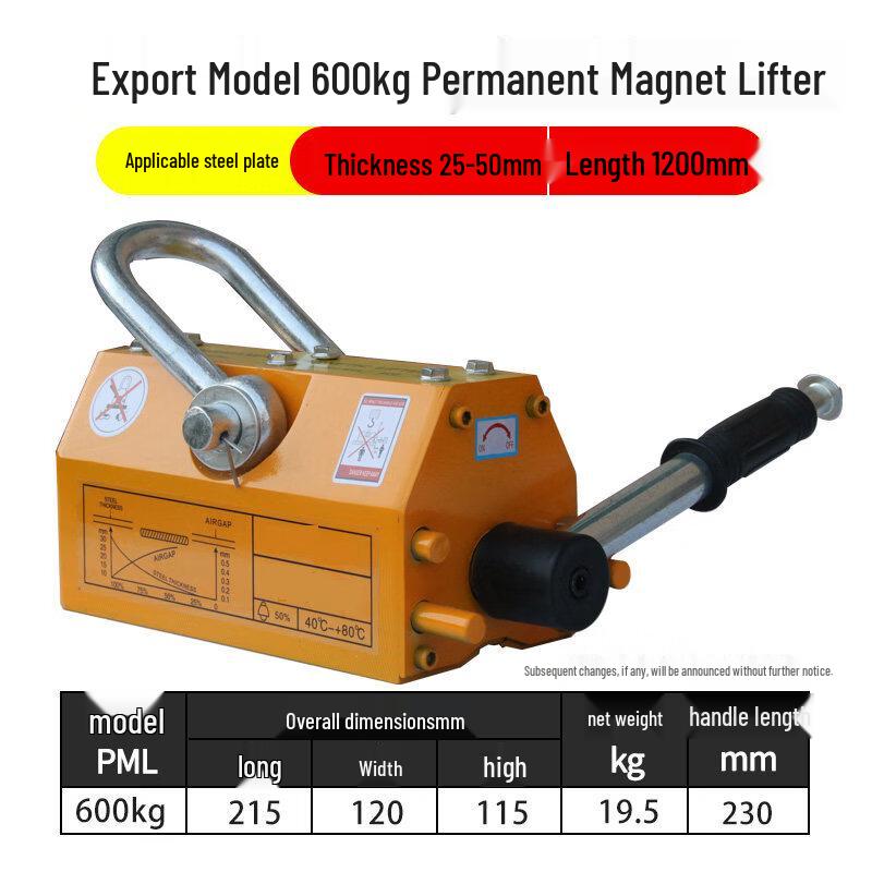 

Aokewen 600KG Permanent Magnetic Lifter