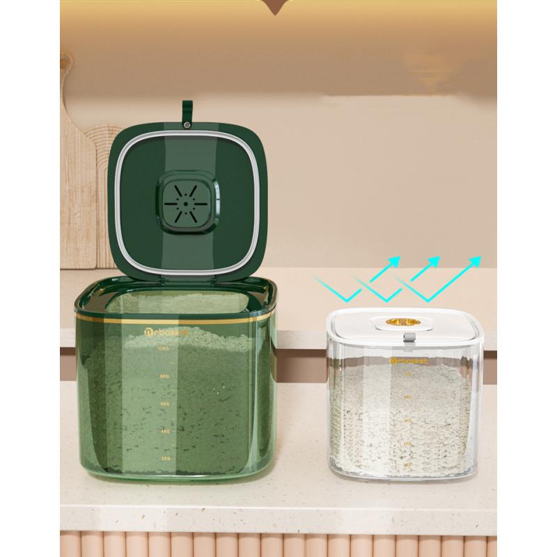 Rice Bucket Household Insect-proof and Moisture-proof Sealed Canned Grain Rice Storage Box Storage Box Flour Dog Food Cat Food