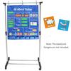 School Classroom Pocket Chart with Date Month Year Week Season Weather Event Cards Teacher Teaching