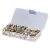100PCS Threaded Inserts M3‑M8 Portable Galvanized Carbon Steel High Strength Rivet Nuts Assortment100PCS