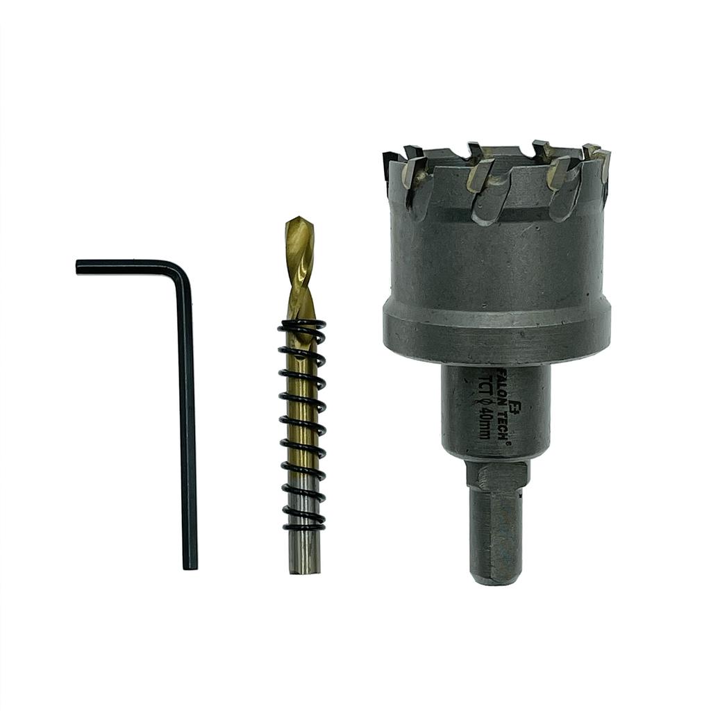 Falon-Tech Otwornica Widiowa 40 Mm Do Metalu Inox Aluminium Drewna
