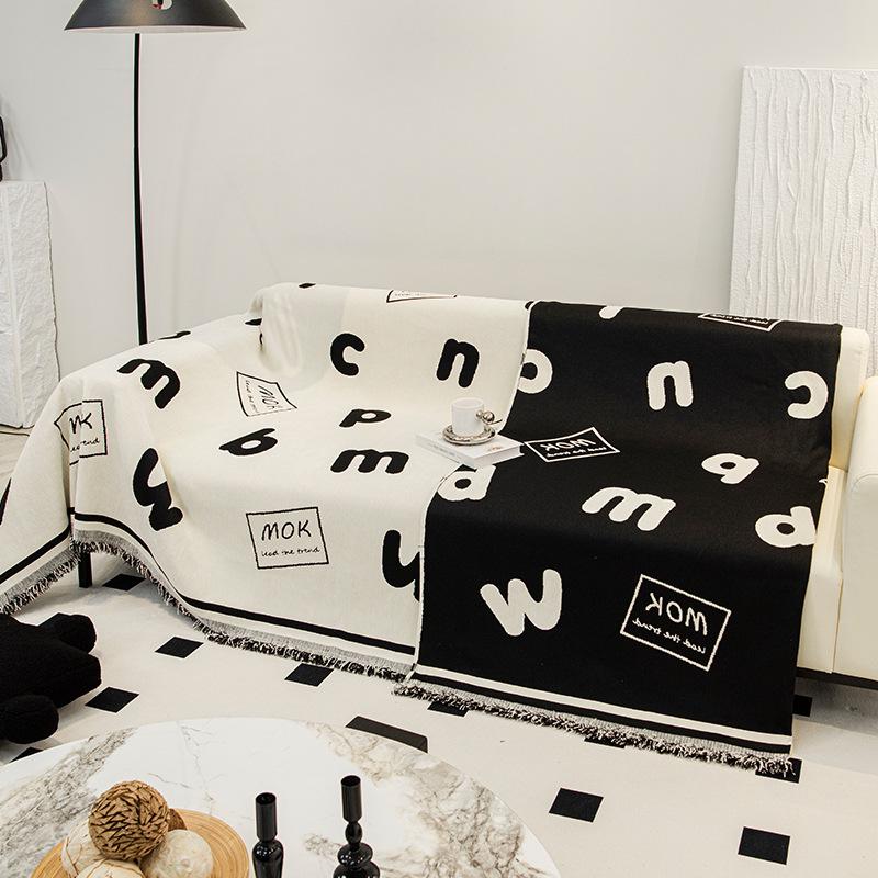 Sofa Towel Four Seasons Universal Non-Slip Seat Cushions Chenille High-Grade Leather Sofa Cover Cover Cloth Anti-Cat Scratch Full Covered
