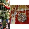 Elegant 10 Piece Christmas Tree Decoration Set With Acrylic Pearl Ornaments And Snowflakes