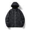 25 autumn and winter new outdoor camping versatile trend fashion jacket three-proof loose print hooded jacket