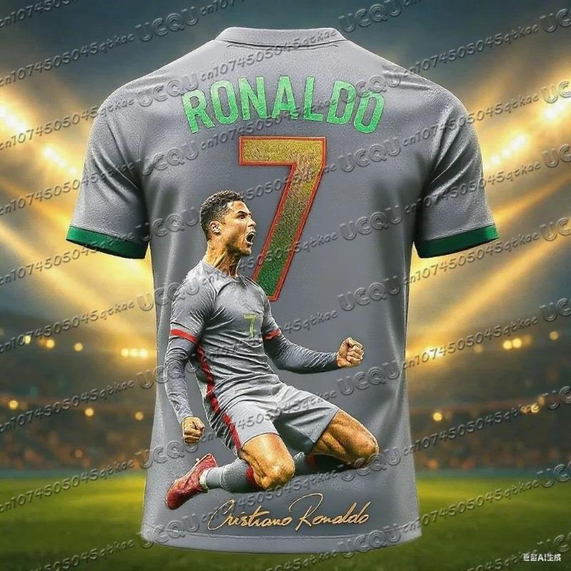 Plus Size Sports Short Sleeve Training Wear Football Jersey Men's T-Shirt