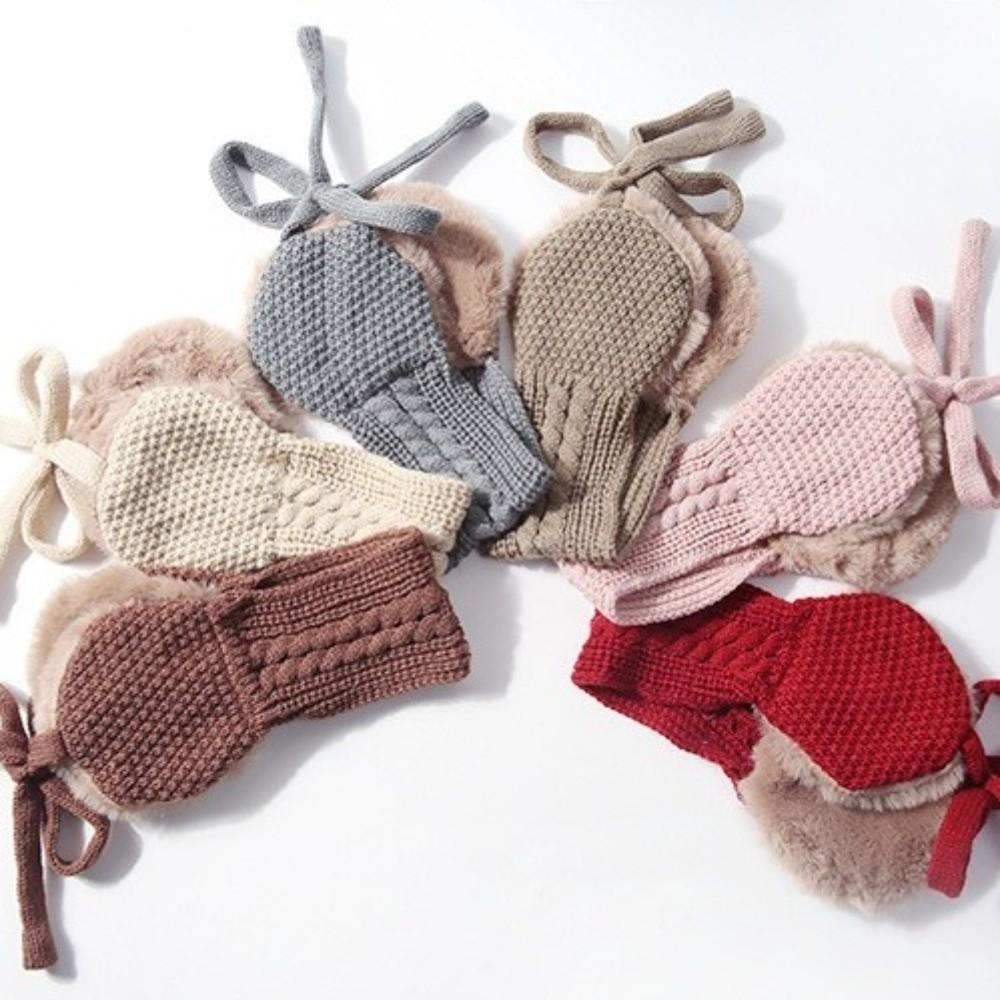 Headband Winter Thickened Earmuffs Windproof Outdoor Anti-cold Earflap Plush Ear Cover  Running