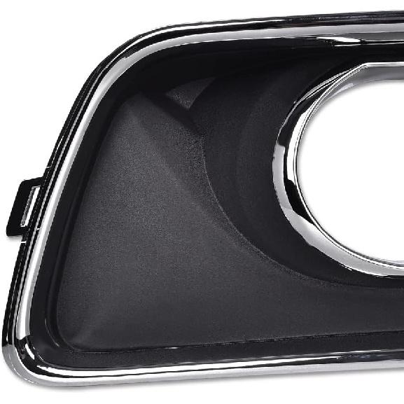 G-PLUS Front Bumper Fog Light Cover Driver and Passenger Side Compatible with Chevy Malibu Eco 2013-2014,Fit Chevy Malibu 2013-2015,Fit Chevy Malibu