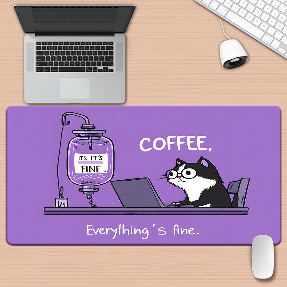 Standard Cloth Mouse Pad Rectangular Desk Mat Non Slip Rubber Base Computer Laptop Office Mouse Mat Work Pad 800x400x2mm