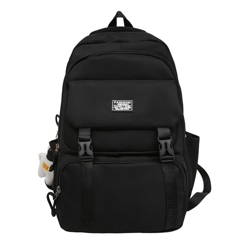 

Simple and large-capacity travel backpack, light and casual for men and women, student schoolbag, fashionable and versatile computer backpack чорний
