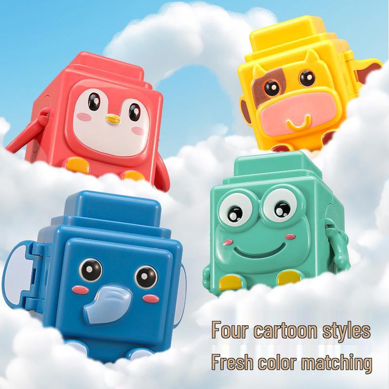 Animal Transformer Stacking Game: Educational Manual Handheld Toy for Boys & Girls