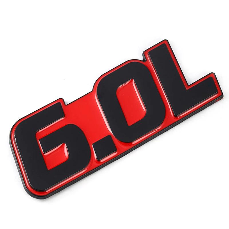1Pc 3D Metal 4.0L 4.6L 4.7L 5.0L 5.7L 6.0L 6.2L 6.4L 7.0L Car Sticker Rear Trunk Emblem Badge Decals