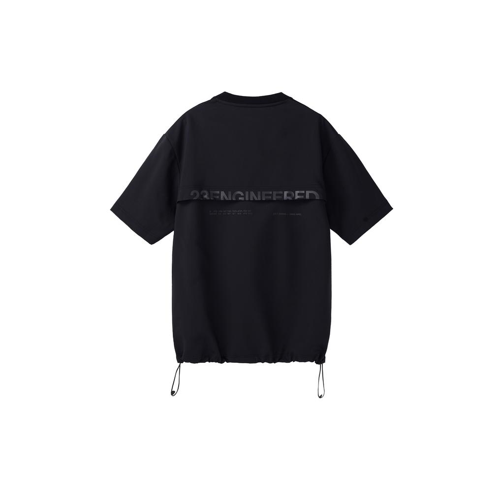 New Jordan Drop Shoulder Sleeve T-Shirt Men's Black DX9644-010