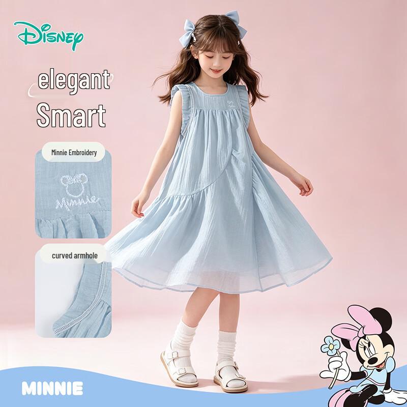 Disney Girls' Summer Sleeveless Princess Dress
