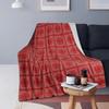 Bandana in Rot Weiß Decke Weich Warm Flanell Überwurf Tagesdecke für Bett Wohnzimmer Picknick Reise Zuhause Sofa