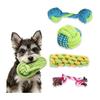 Set of 5 Dog Toys, Dog Toys, Stress Relief, Dog Toys and Ropes, Puppy Toys, Chewing, Pet Toys, Dog Chew, Teeth Brushing, Clean, Durable, Suitable for