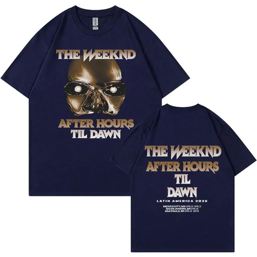 Black Oversized The Weeknd After Hours Til Dawn Tour Merch Women And Men T-shirts