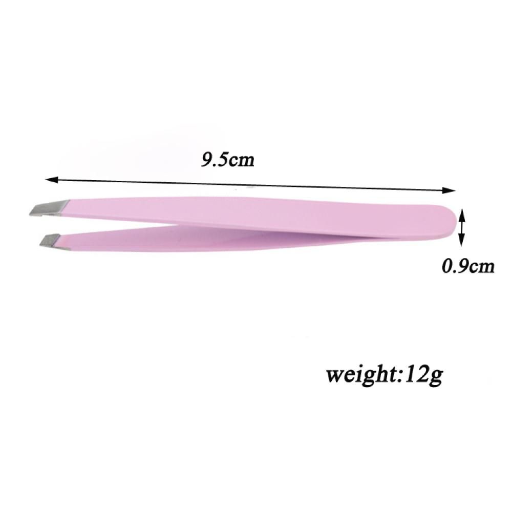Lady Slant Tip Makeup Tools Eyebrow Tweezer Stainless Steel Hair Removal