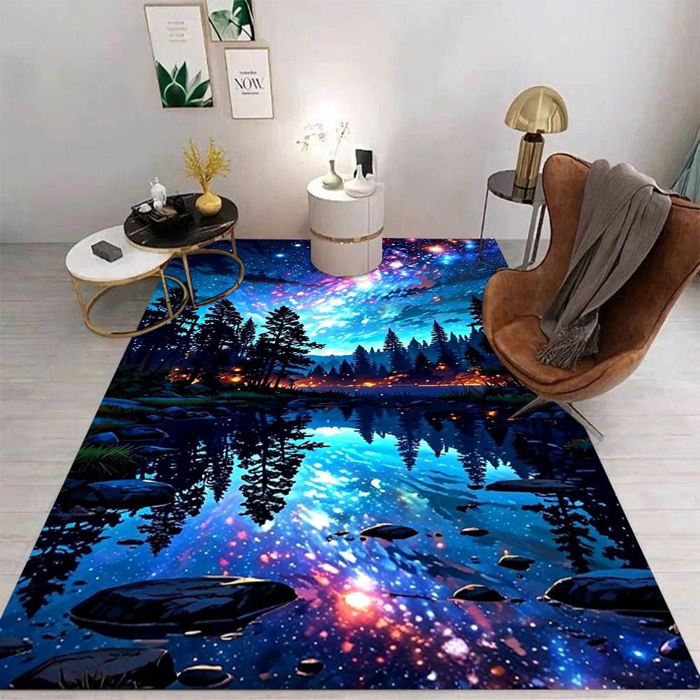 Anime Teppich Cartoon Wohnzimmer Schlafzimmer Küche Sofatisch Balkon Teppich Rutschfeste Waschbare Matte Exquisite Heimdekorationen