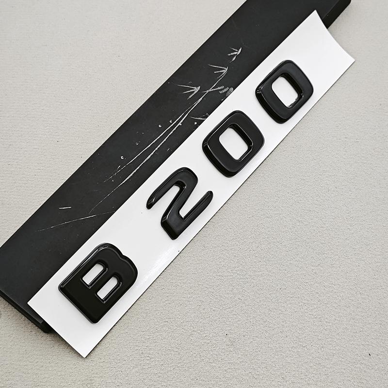 

3D ABS A180 A200 B180 B200 Logo Emblem Letters Sticker Car Trunk Badge For Mercedes Benz Auto Accessories
